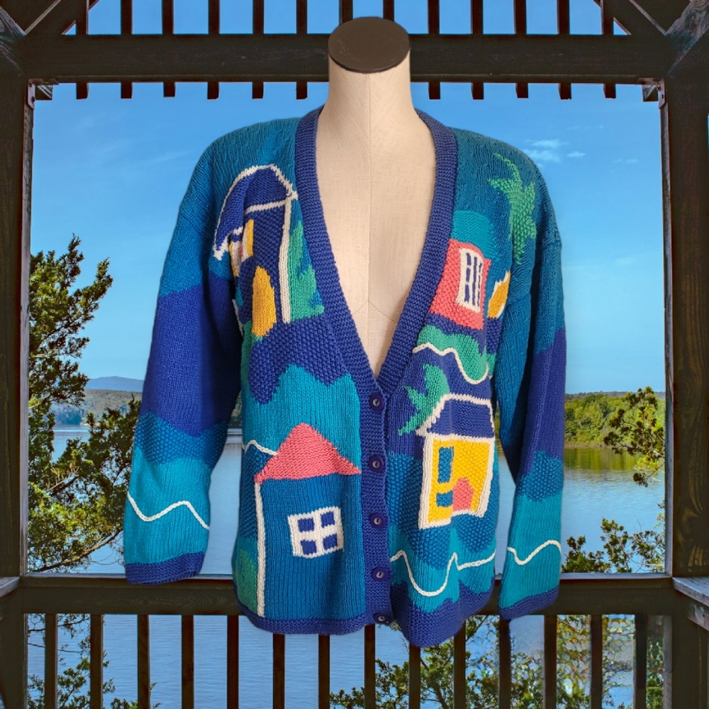Vintage 80s Lake House Sweater